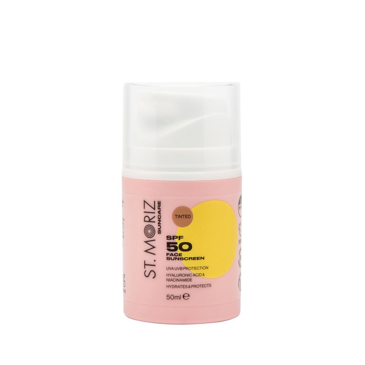 St Moriz Suncare Spf50 Tinted Face Sunscreen 50ml