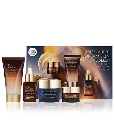 Click to view product details and reviews for Estee Lauder Dream Skin In One Sleep Skincare Gift Set.