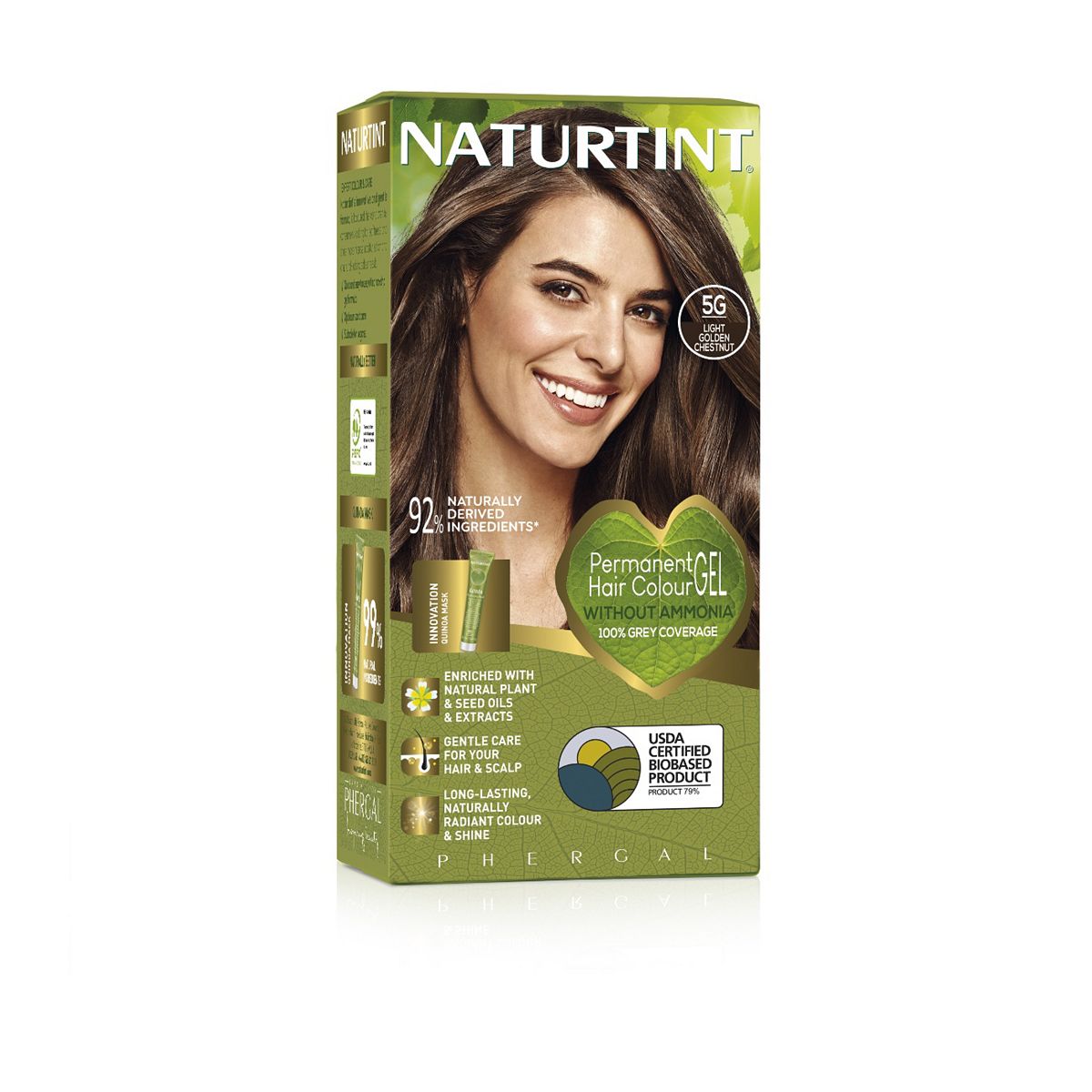 Naturtint Permanent Hair Colour Gel 5G Light Golden Chestnut 170ml