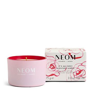 Neom Wellbeing It's All Rosy Travel Candle 75g (2)