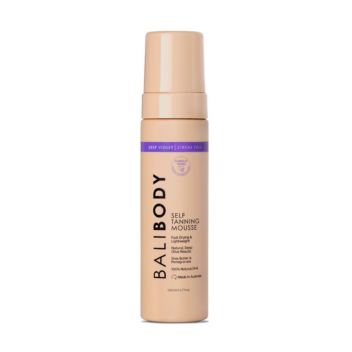 Bali Body Deep Violet Self Tanning Mousse200 ml, 200ml