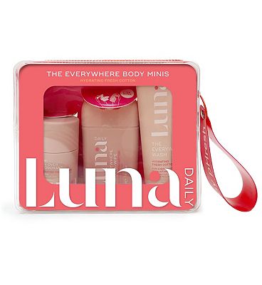 The Hydrating Everywhere Body Minis Kit 3 Step Microbiome And pH-Balancing Body Care Routine Wash Spray To Wipe & Deodorant