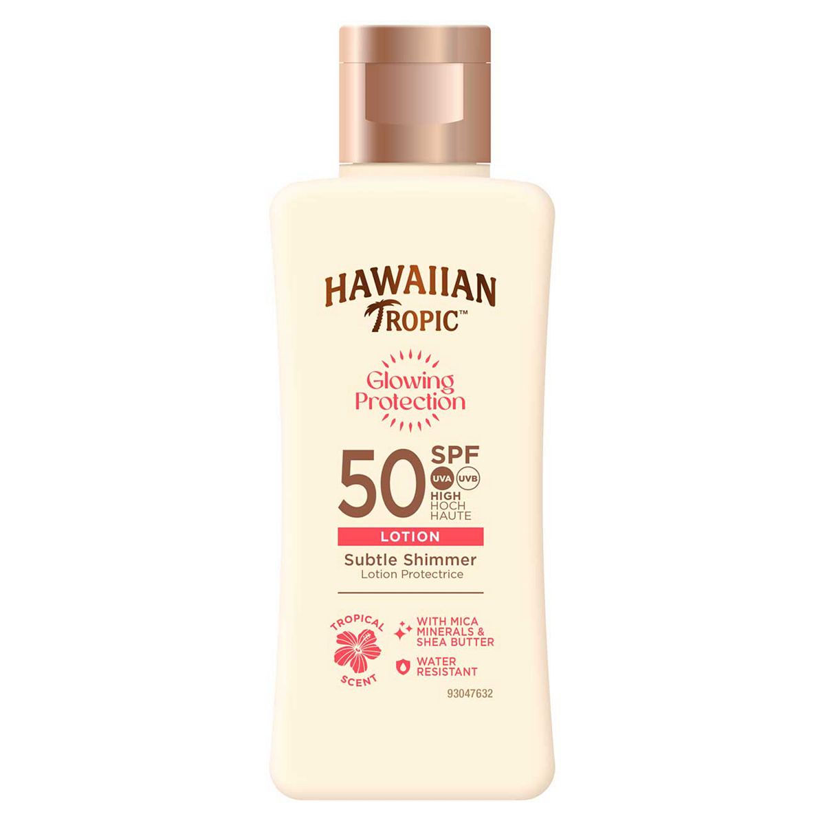 Hawaiian Tropic Glowing Protection Lotion Spf50 Travel Size (75Ml)