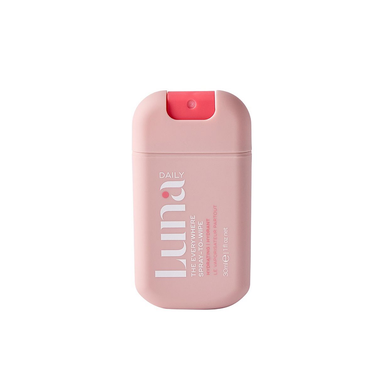 LUNA DAILY The Hydrating Everywhere Spray-To-Wipe Ph-Balancing Body Cleansing Spray Fresh Cotton 30ml