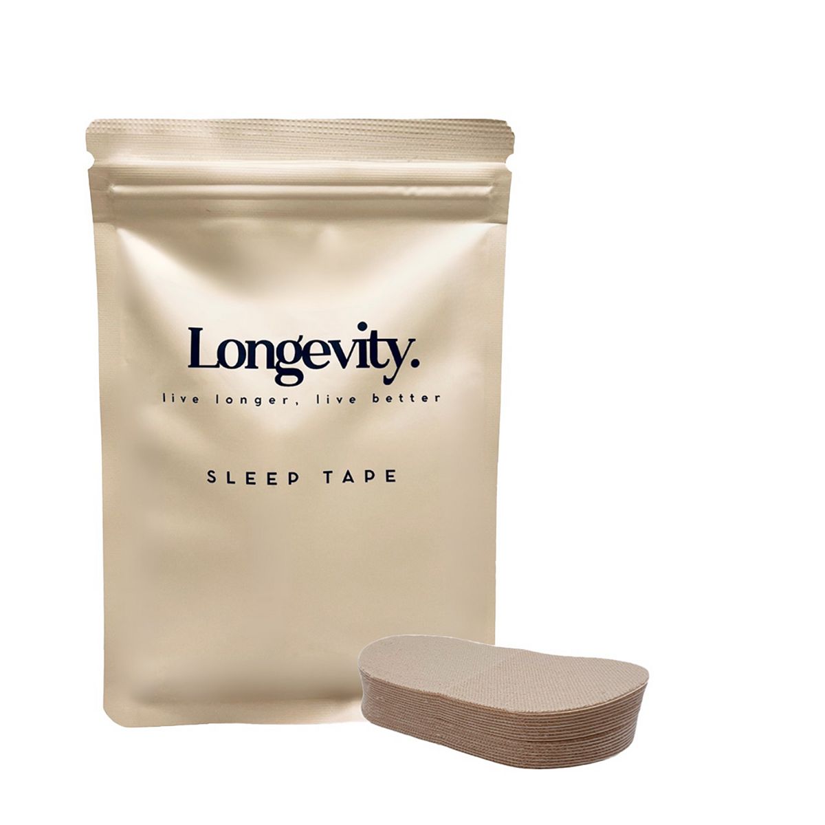Longevity Sleep Tape Strips Beige - 30