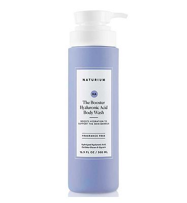 Click to view product details and reviews for Naturium The Booster Hyaluronic Acid Body Wash 500ml.