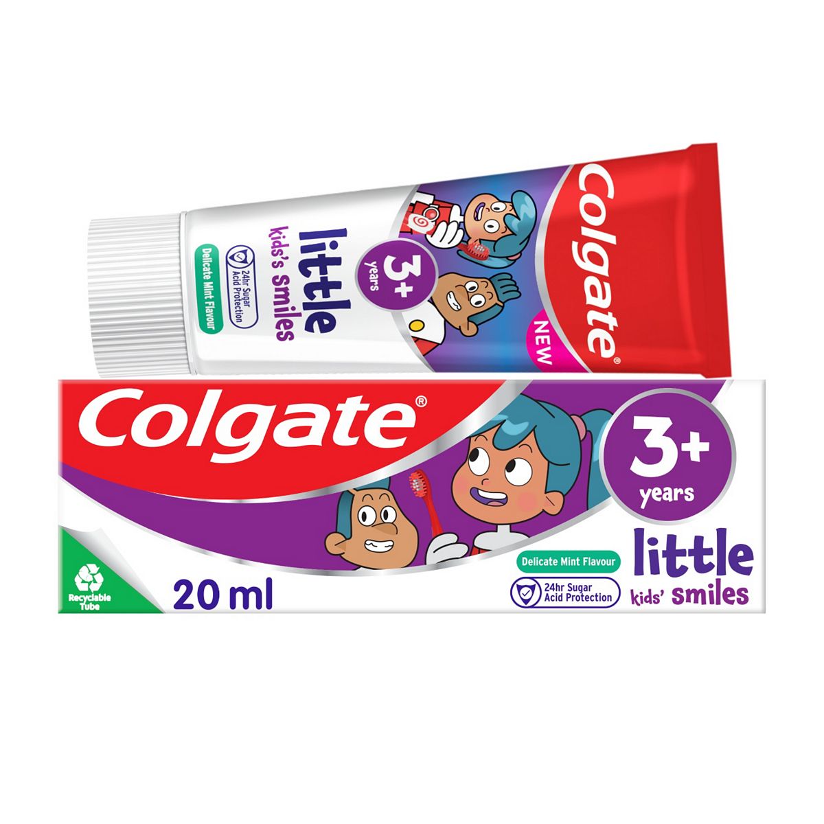 Colgate Little Kids' Smiles 3+ Years Delicate Mint Toothpaste 20Ml
