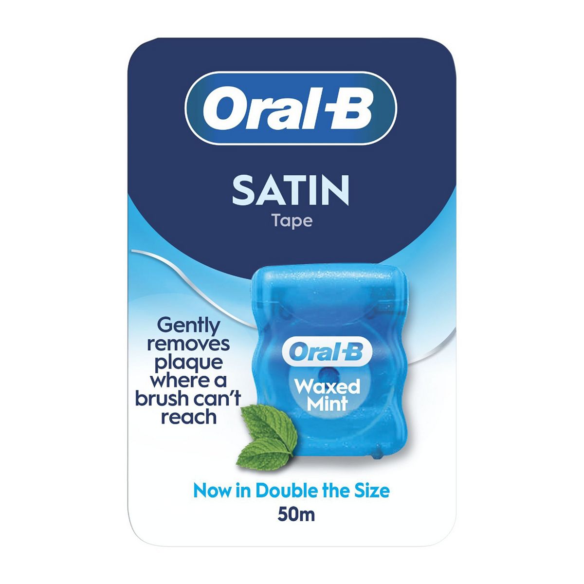 Oral B Oral-B Satin Tape Dental Floss Mint Flavour 50M