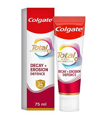 Colgate Total Active Preventionplus Decay Plus Erosion Defence Toothpaste 75Ml