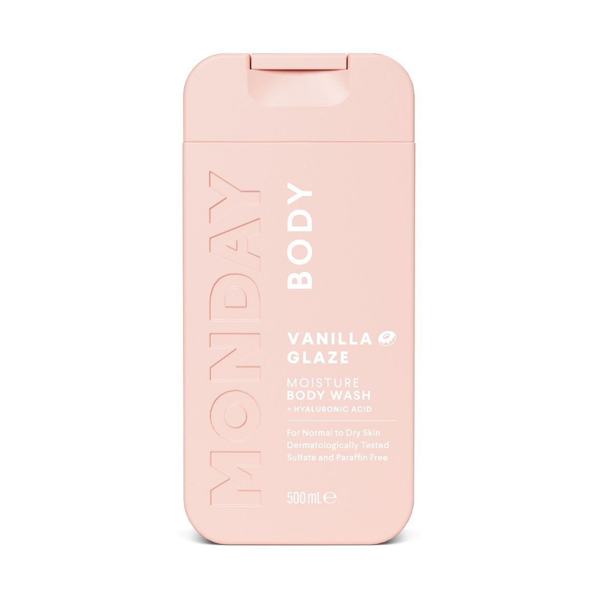 Monday Haircare Moisture Body Wash In Vanilla Glaze 500Ml Br/>