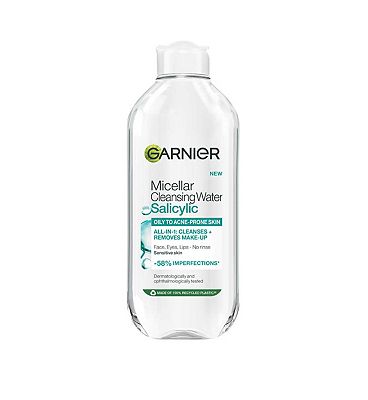 Click to view product details and reviews for Garnier Micellar Salicylic Cleansing Water For Oily To Blemish Prone Skin Anti Imperfection 400ml.