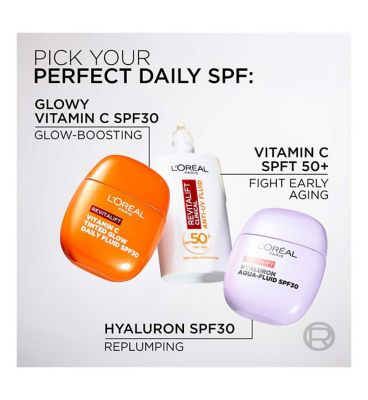 L'Oreal Paris Revitalift Filler Plumping Glass-Skin Aqua-Fluid SPF30 with Hyaluronic Acid, 40ml (3)