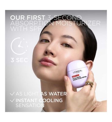 L'Oreal Paris Revitalift Filler Plumping Glass-Skin Aqua-Fluid SPF30 with Hyaluronic Acid, 40ml (6)