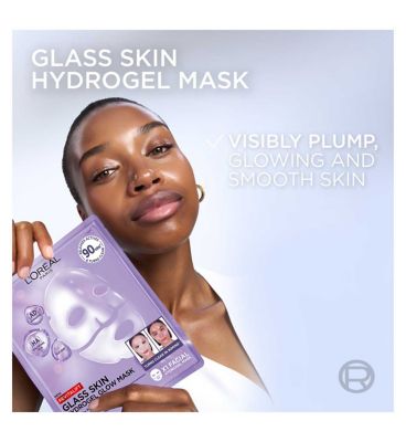 L'Oréal Paris Revitalift Filler Hydrogel Glow Mask 4 Pack (8)