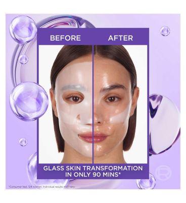 L'Oréal Paris Revitalift Filler Hydrogel Glow Mask 4 Pack (9)