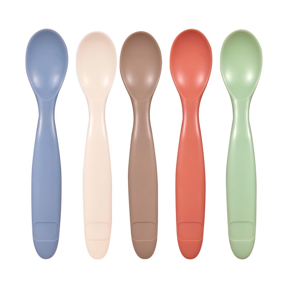   Little + Loved Baby Plastic Weaning Spoons 5S
