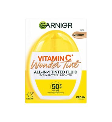 Garnier Vitamin C* Wonder Tint SPF50+ Medium Shade 40ml (3)