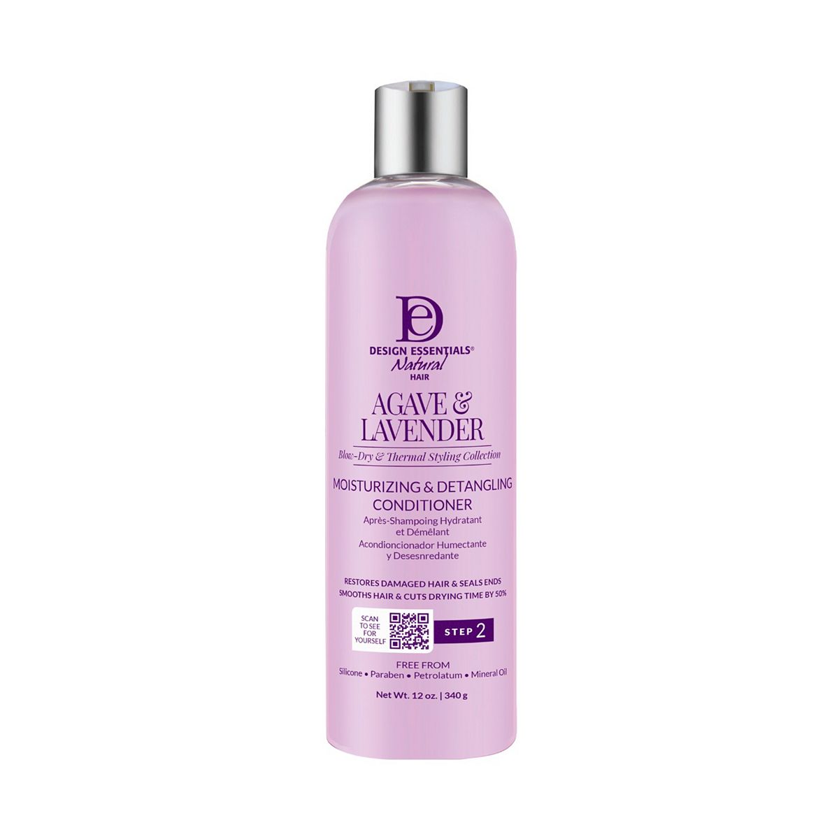 Design Essentials Agave & Lavender Moisturising Detangling Conditioner