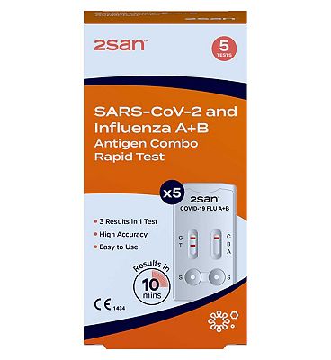 Click to view product details and reviews for 2san Covid 19 And Flu A B Virus Rapid Test Pack 5s.
