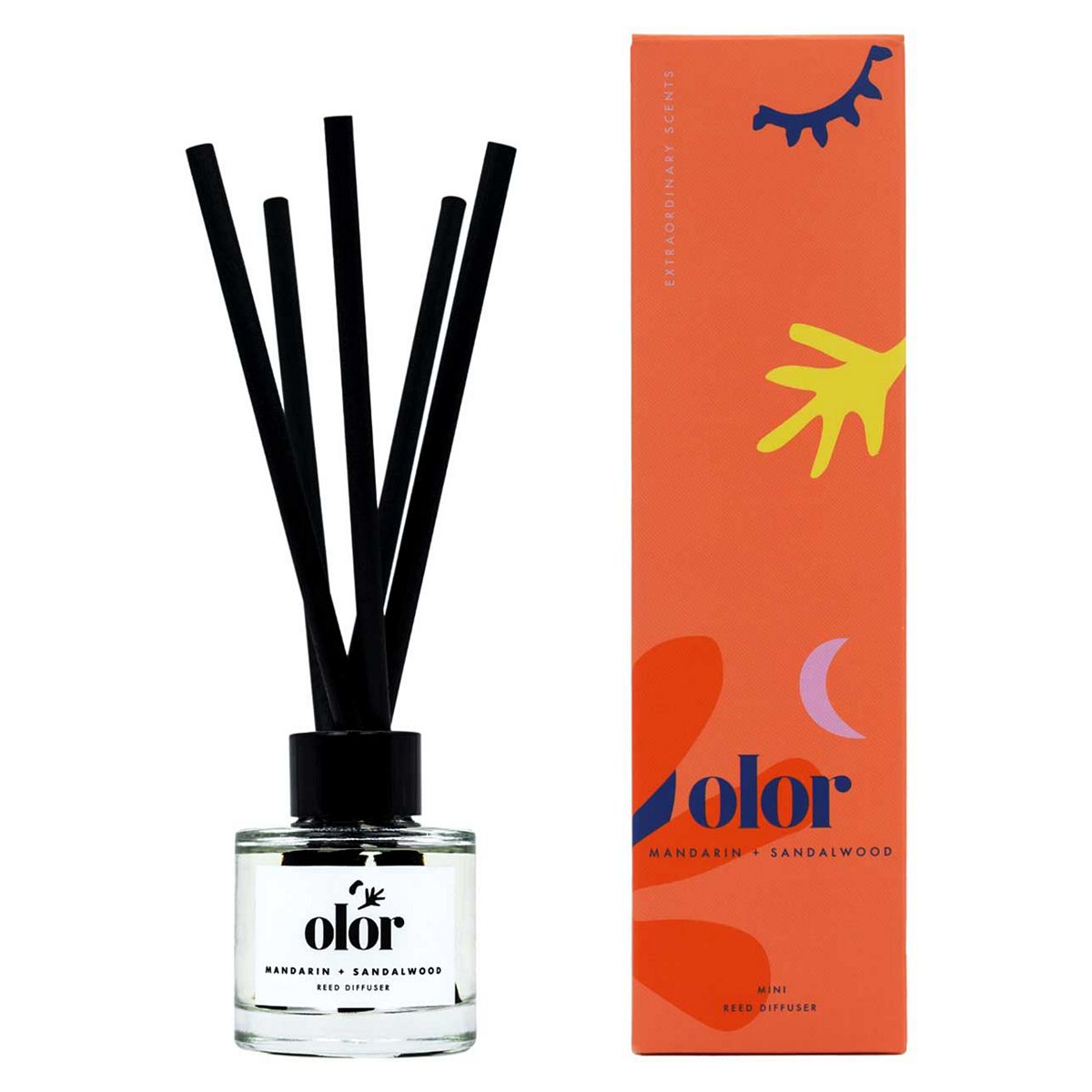 Olor Mandarin And Sandalwood Mini Reed Diffuser 50Ml