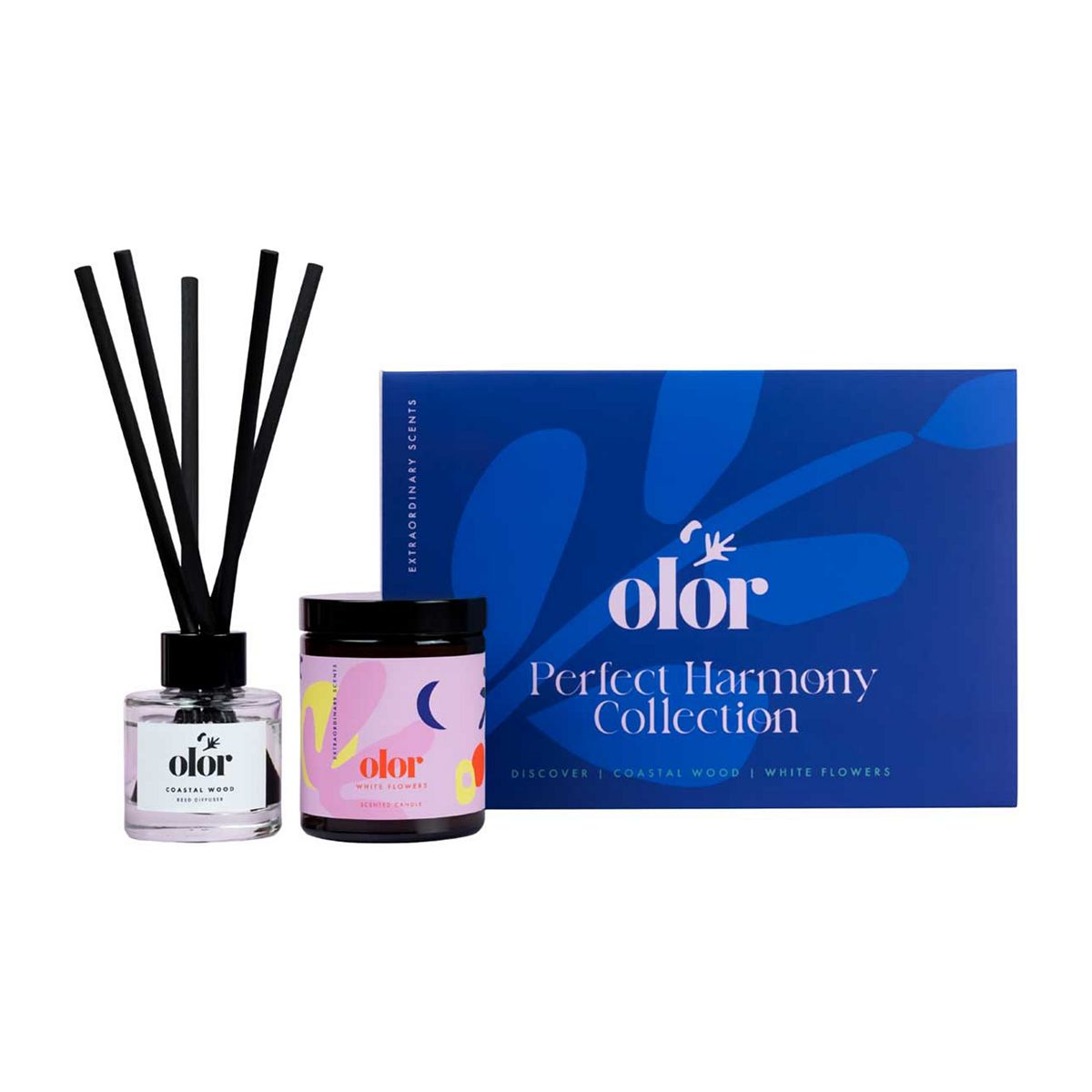 Olor Perfect Harmony Collection Candle And Diffuser Gift Set