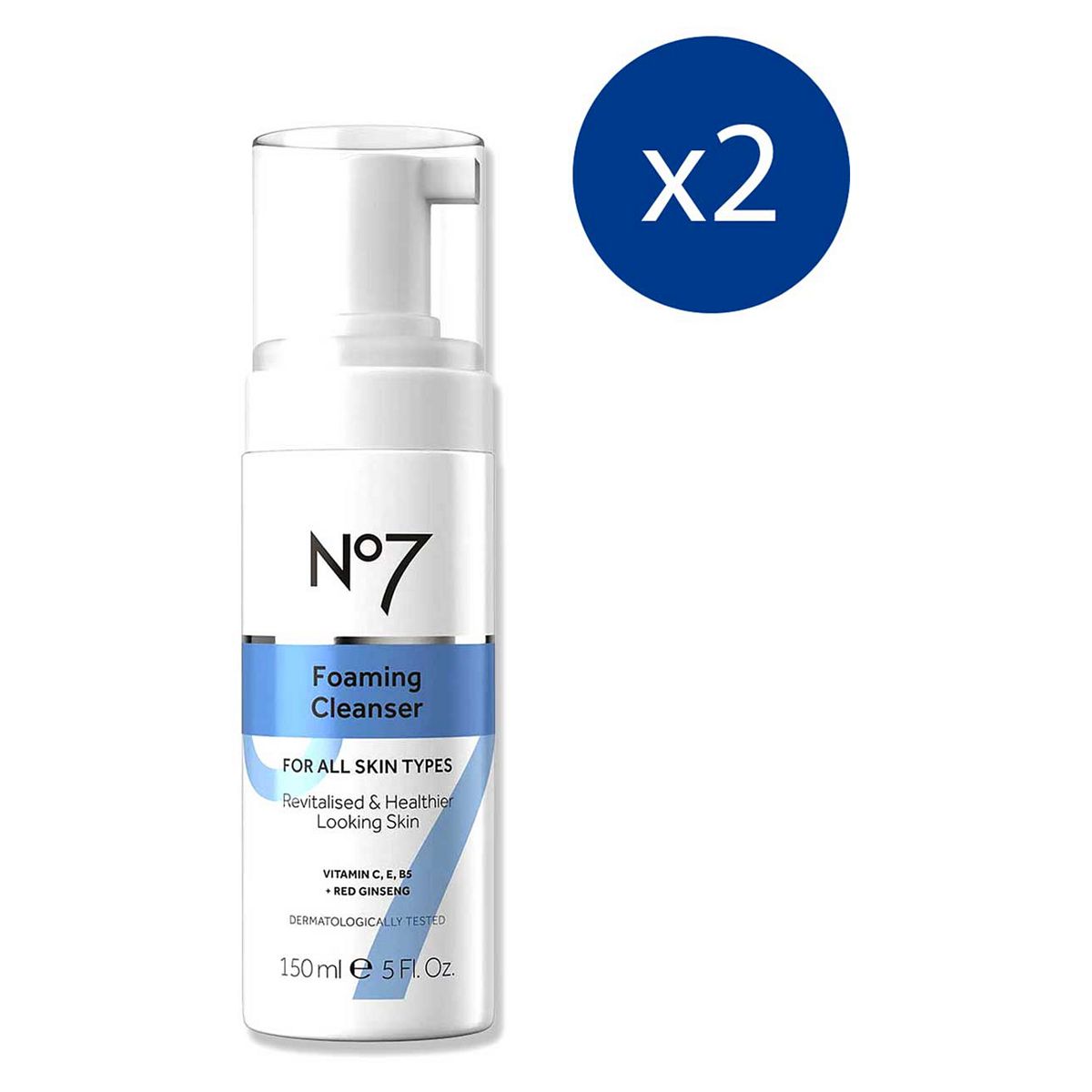 No7 Foaming Cleanser Duo Normal
