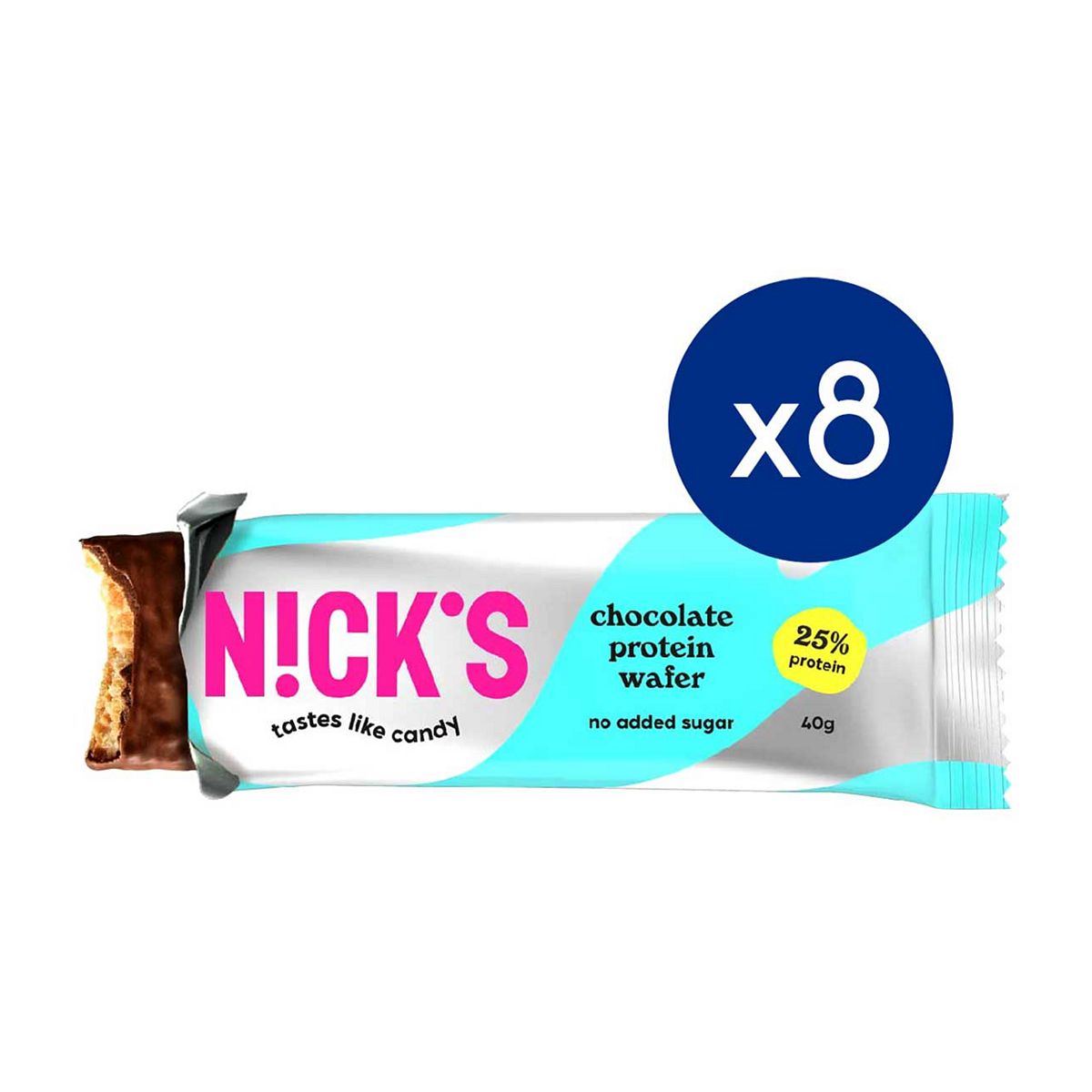 Nicks Nick's Protein Wafer Chocolate 8S Bundle