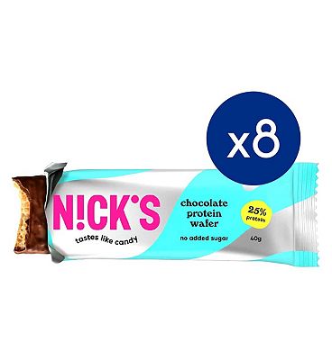 Nicks Nick's Protein Wafer Chocolate 8S Bundle