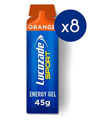 Lucozade Sport Orange Gel 45G 8S Bundle