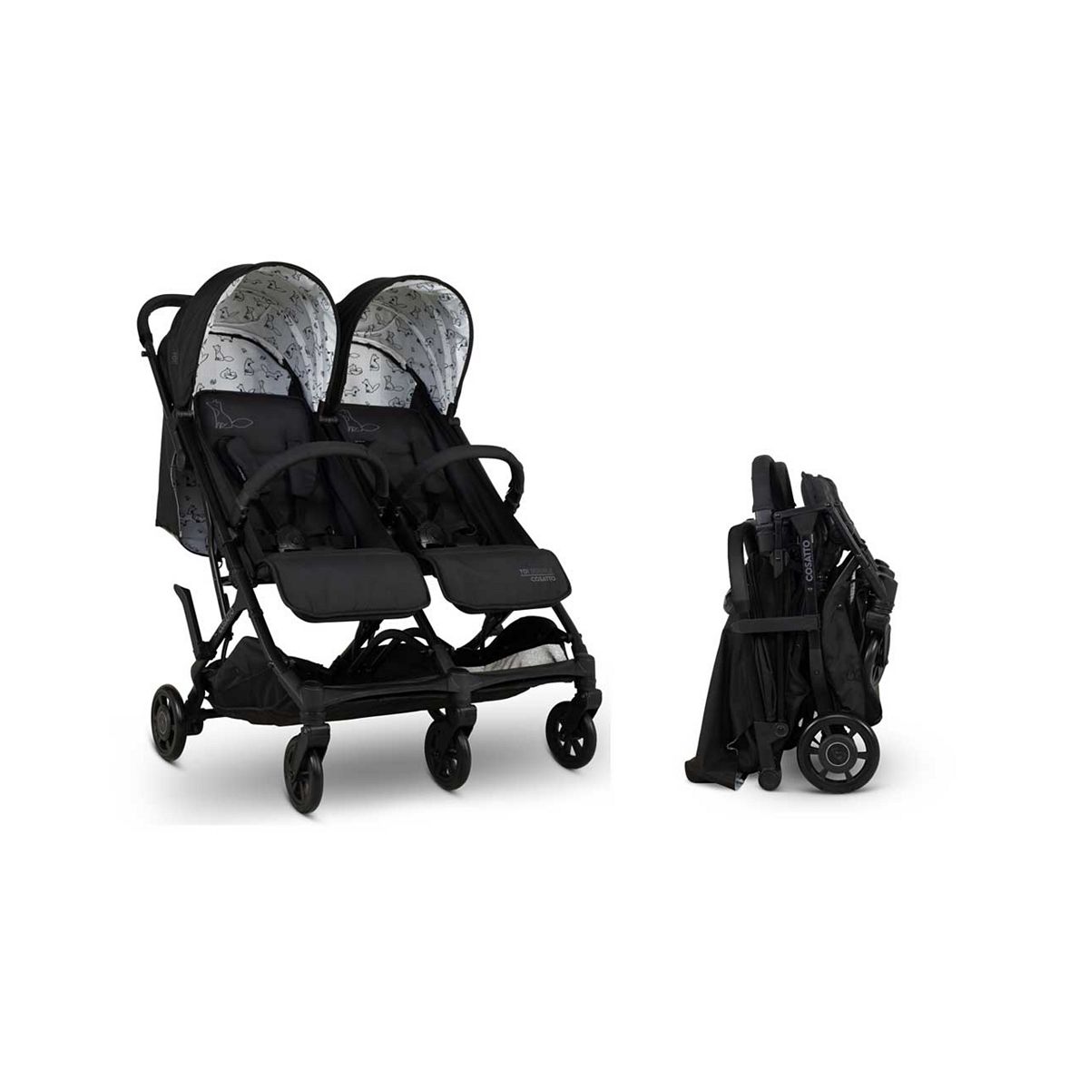 Cosatto Yo Double Stroller Foxed