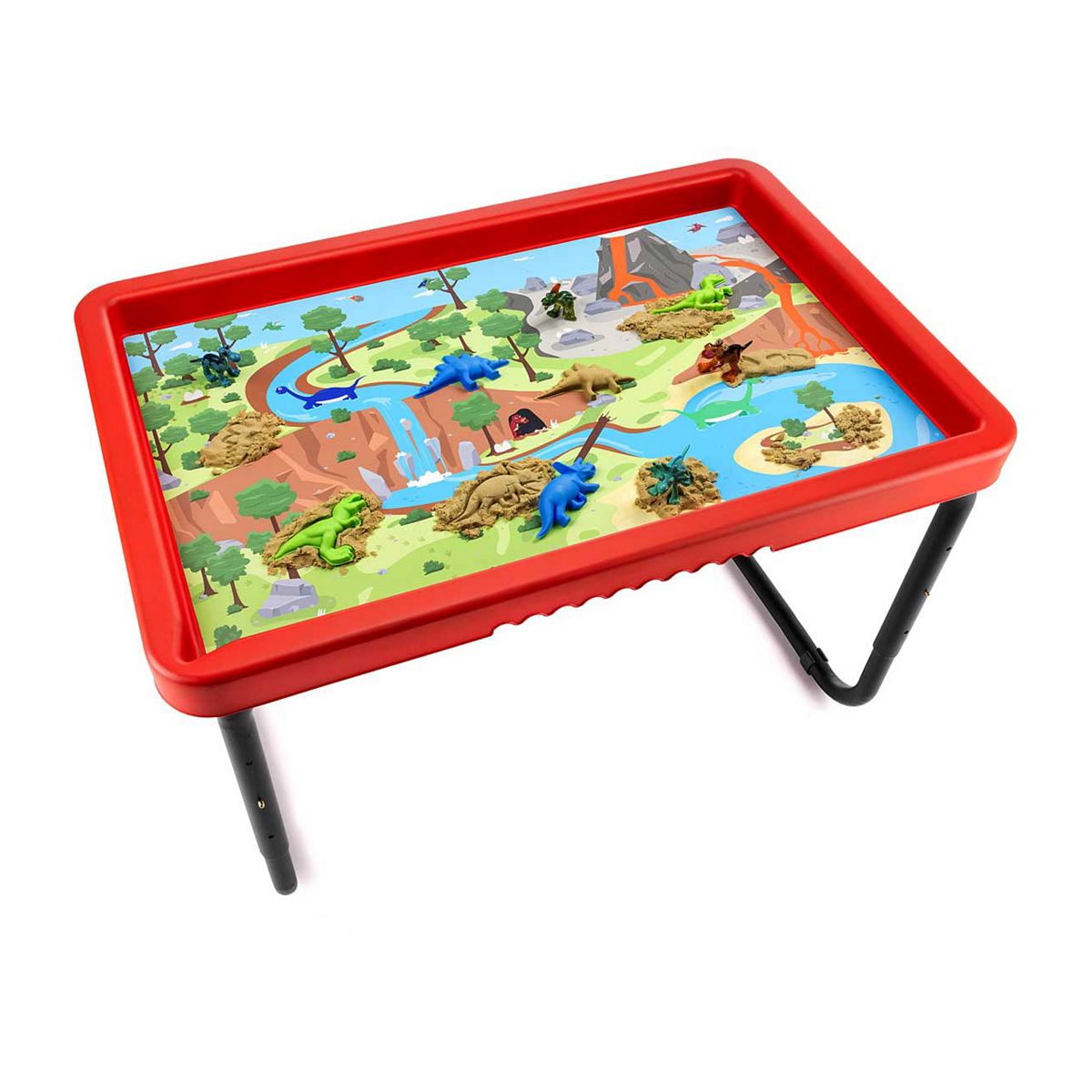 Toyrific Play Tray With Sea And Dino Mat Set