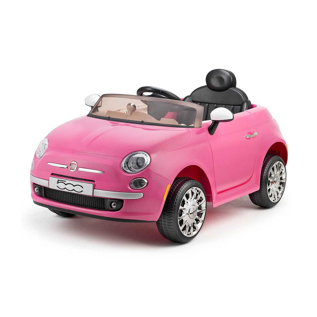 Xootz Fiat 500 Electric Ride On Pink