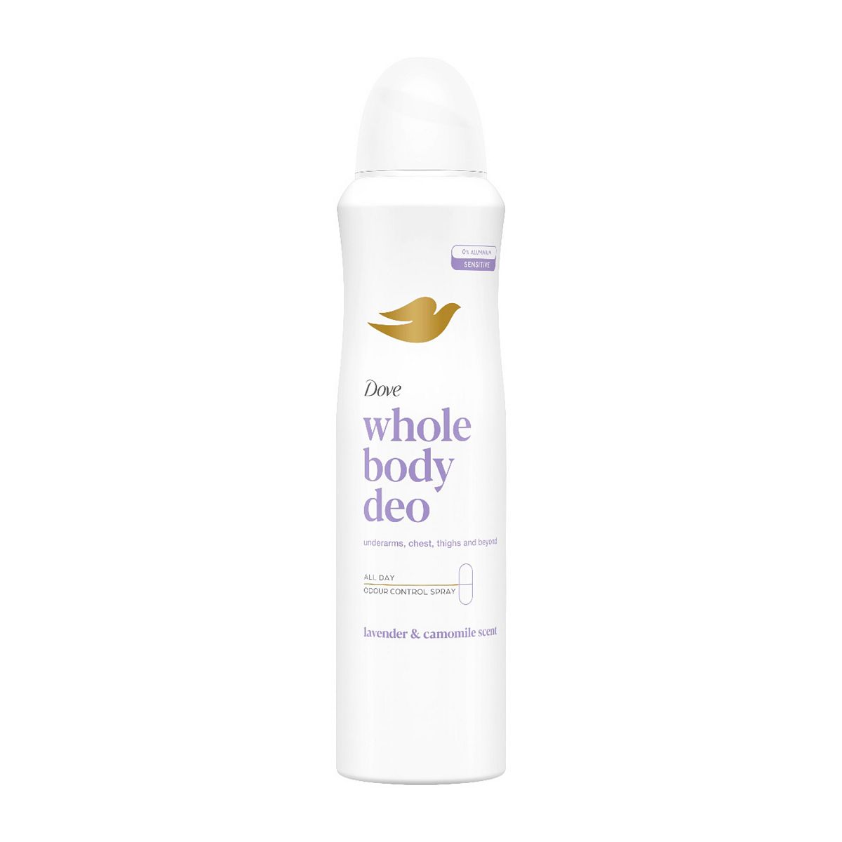 Dove & Camomile Whole Body Deodorant Spray 150Ml Lavender