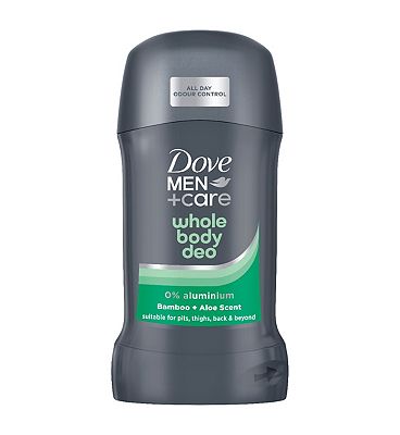 Dove Men+Care Bamboo & Aloe Whole Body Deodorant Stick, 50ml