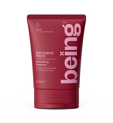 Click to view product details and reviews for Being Goodbye Frizz Smoothing Shampoo 354ml.