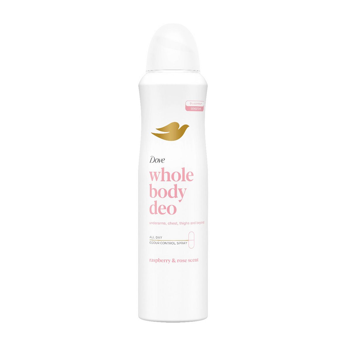 Dove Raspberry & Rose Whole Body Deodorant Spray 150Ml