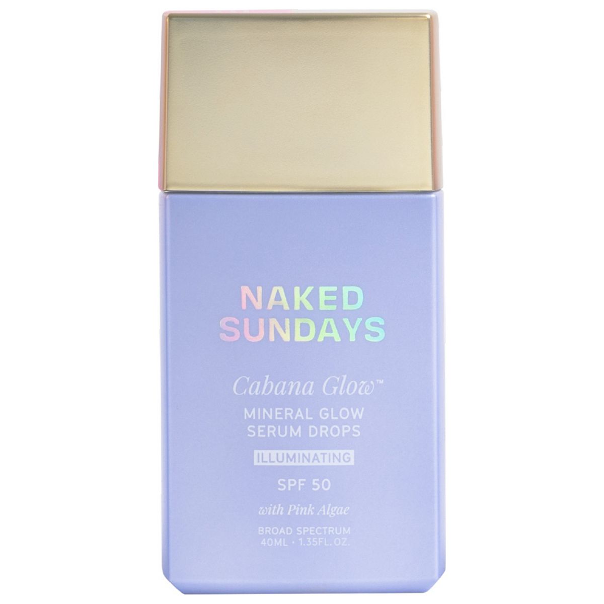 Naked Sundays Cabanaglow Mineral Glow Drops Spf 50 Sunscreen In Illuminating 40ml