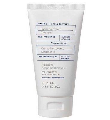 Korres Greek Yoghurt Foaming Cream Cleanser With Pre+Probiotics 75ml (3)
