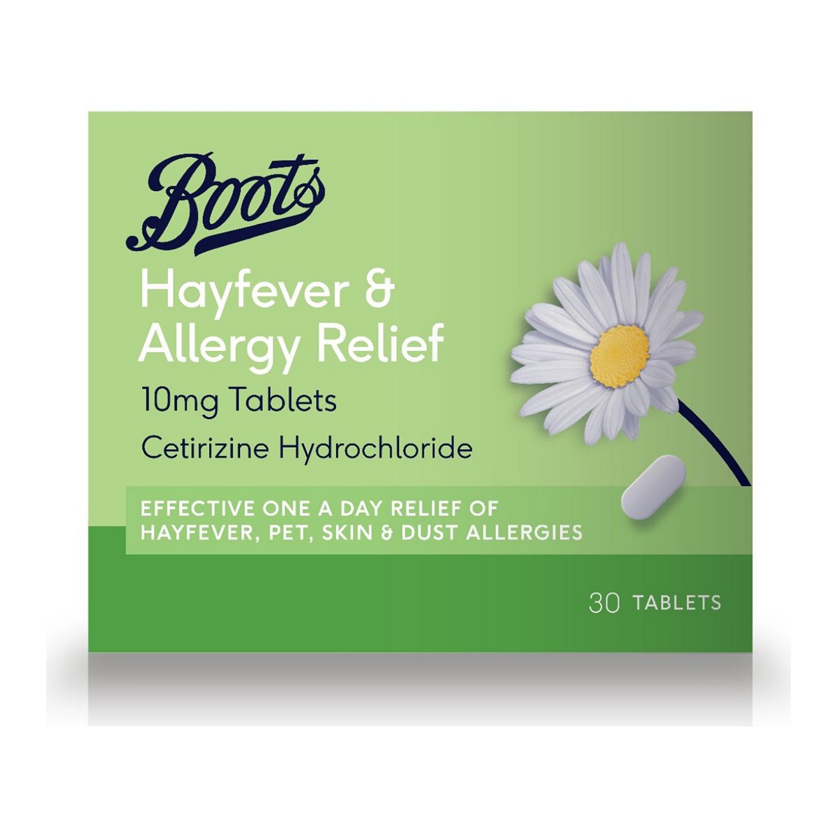   Hayfever & Allergy Relief 10Mg Tablets – 30