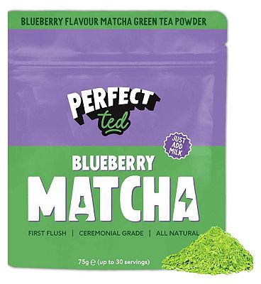 Perfect Ted Perfectted Blueberry Matcha Green Tea Powder, 75g