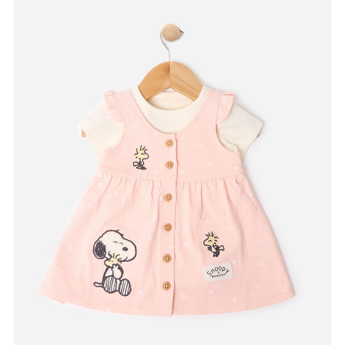 Peanuts Snoopy Dress & Bodysuit Set Multicolor