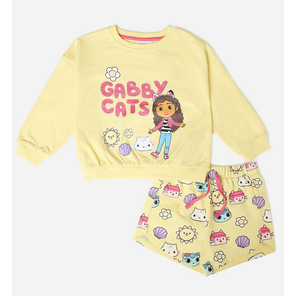 Gabby's Dollhouse Sweat & Short Set Multicolor