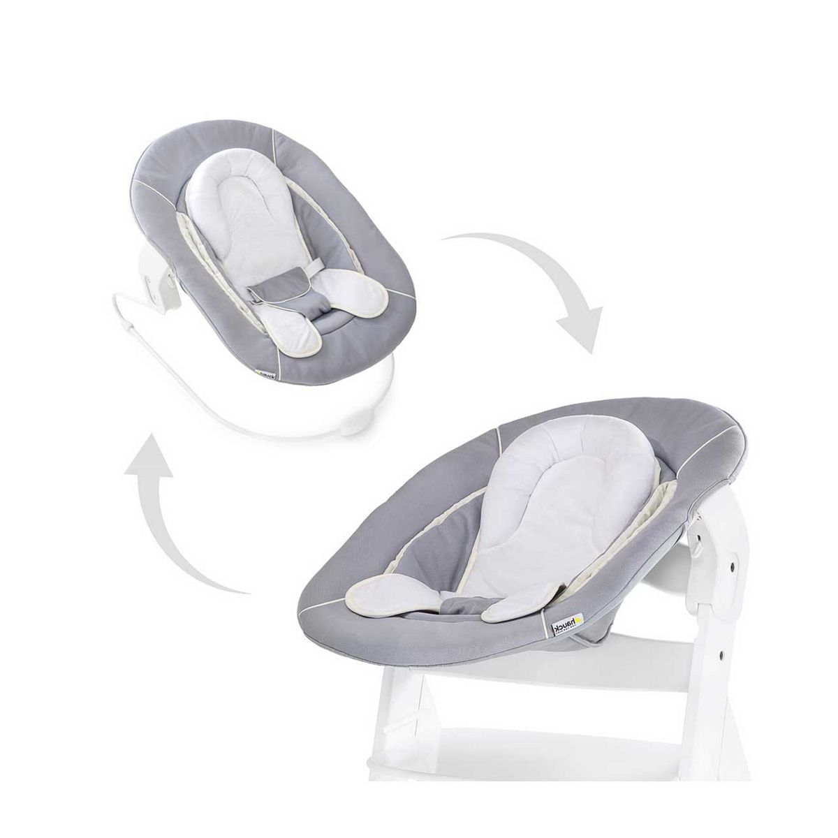 Hauck Alpha Bouncer 2 In 1 Stretch Grey