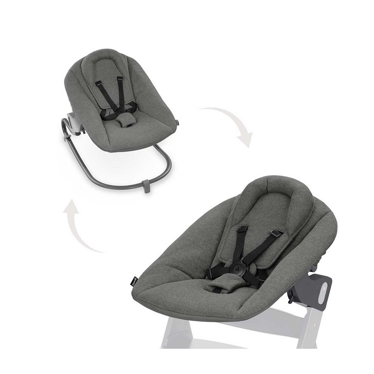 Hauck Alpha Bouncer Premium Dark Grey