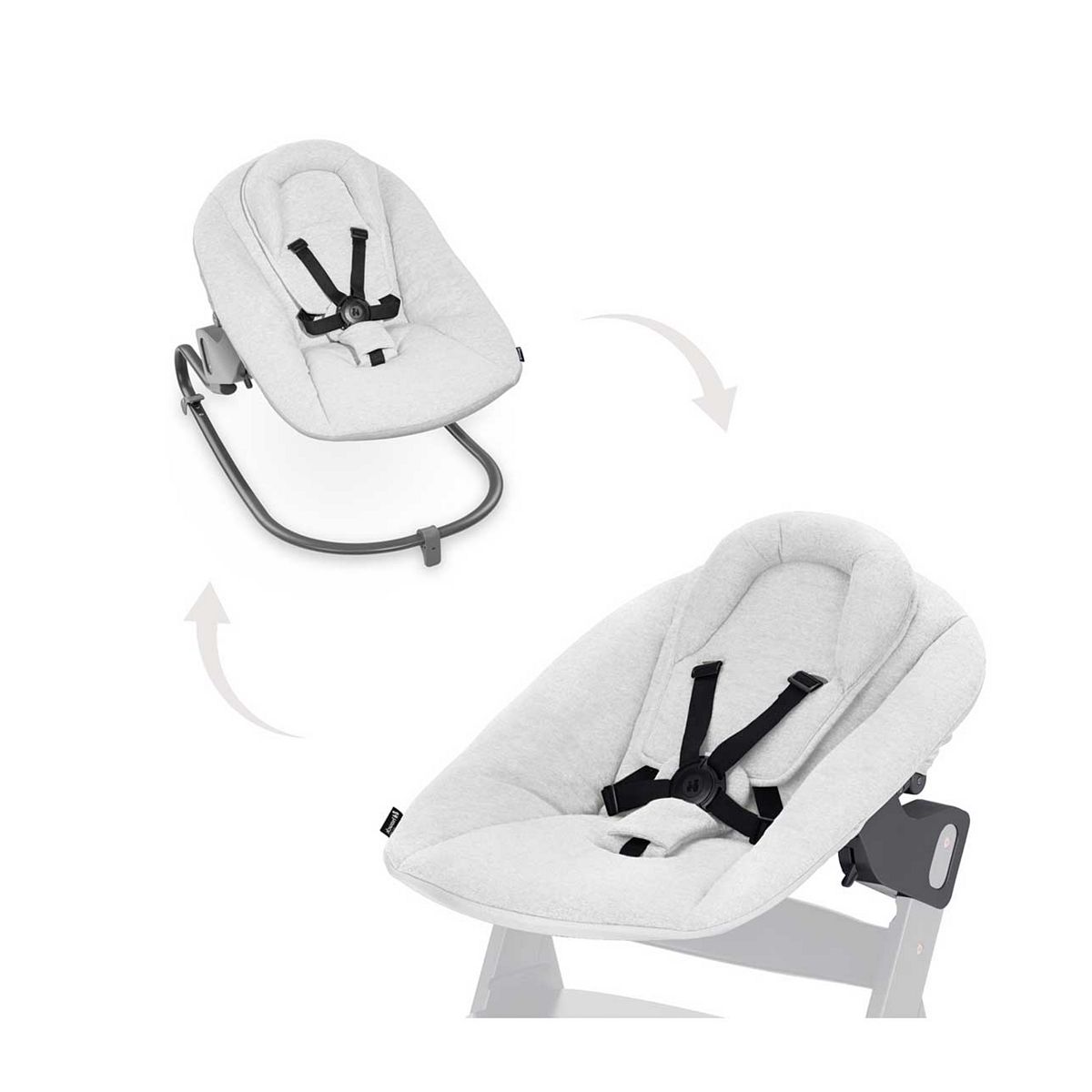 Hauck Alpha Bouncer Premium Light Grey Multicolor
