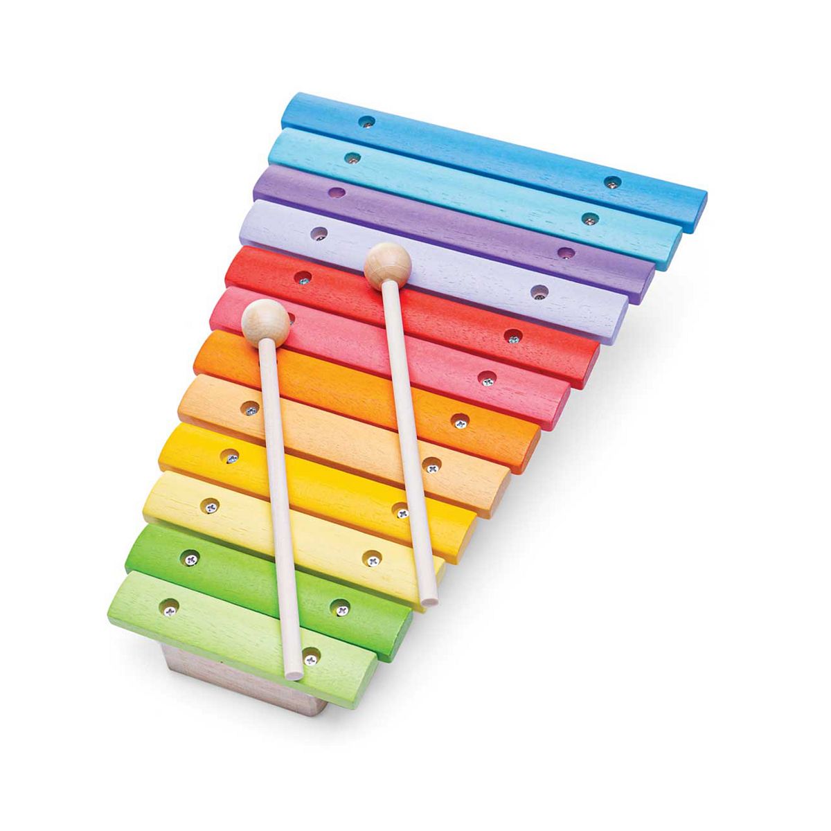 Bigjigs Toys Snazzy Wooden Xylophone With Mallets