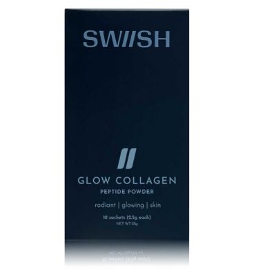 SWIISH Glow Collagen Peptide Powder Sachets 25g -10 x 2.5g sachets