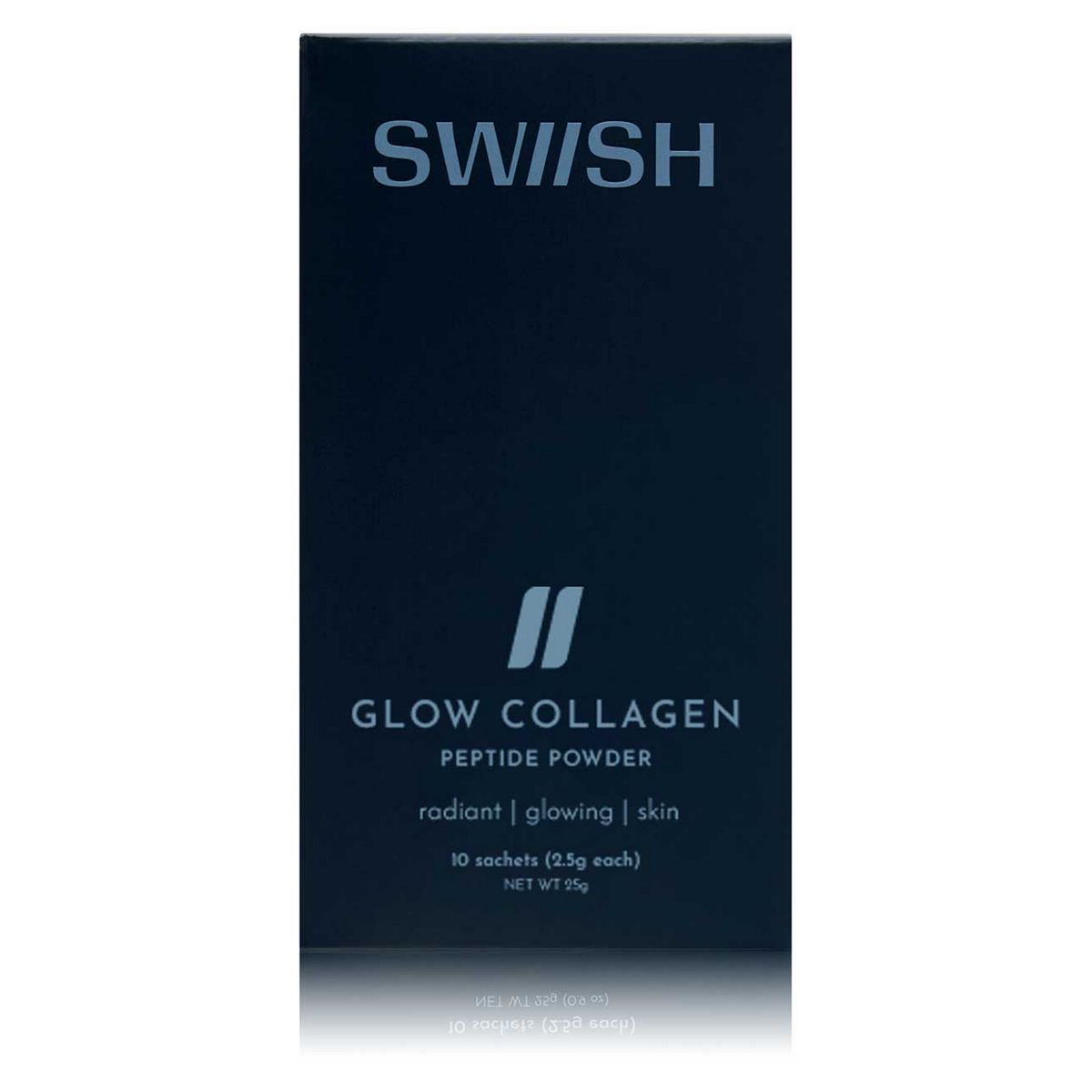 Swiish Glow Collagen Peptide Powder Sachets 25G -10 X 2.5G
