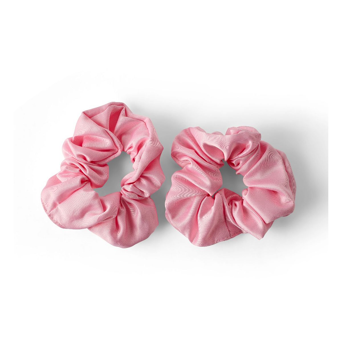   Satin Scrunchies Pink Multicolor