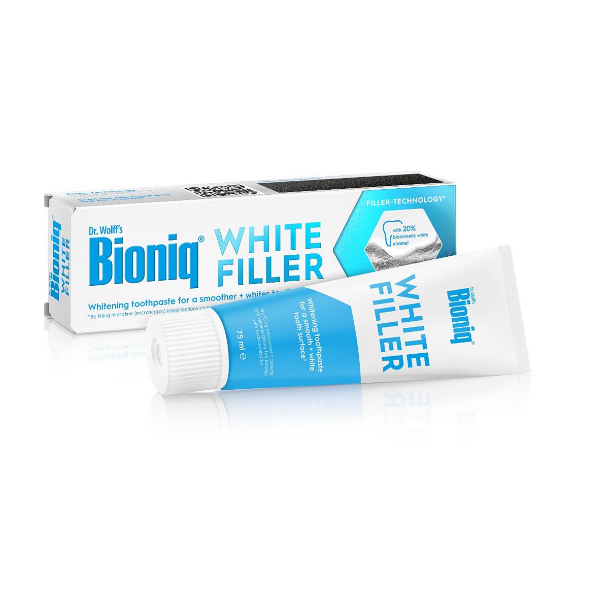 Dr Wolff Bioniq White Filler Toothpaste 75Ml